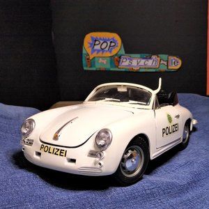 1961 Porsche 356 B Convert 1/18 Diecast Policecar